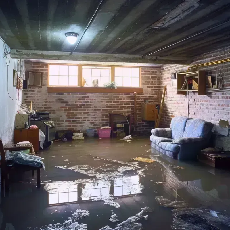 Flooded Basement Cleanup in Bradford, ME